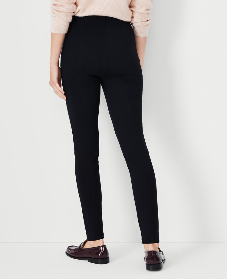 Petite Side Zip Faux Leather Leggings