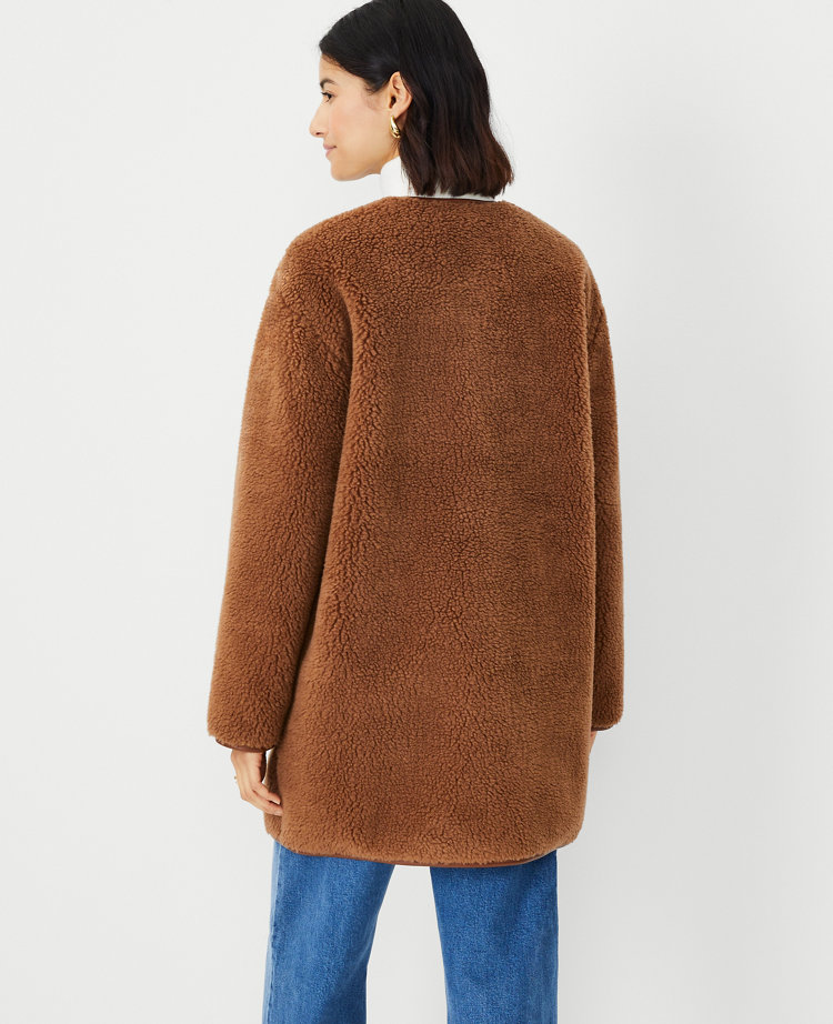 Petite sherpa clearance coat