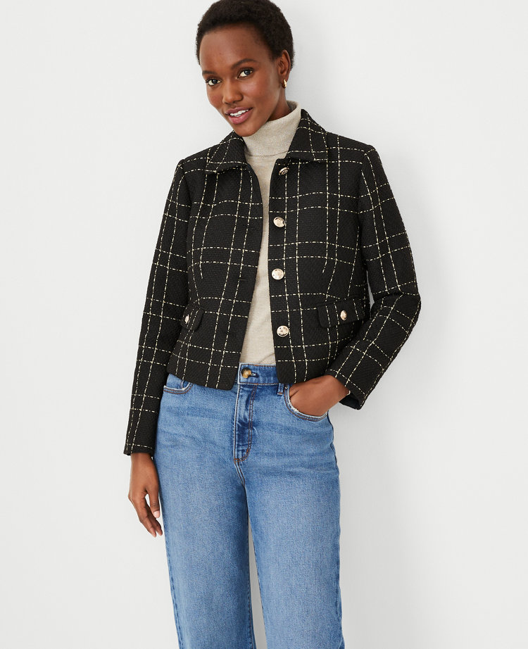 Affordable Tweed Jackets Ann Taylor