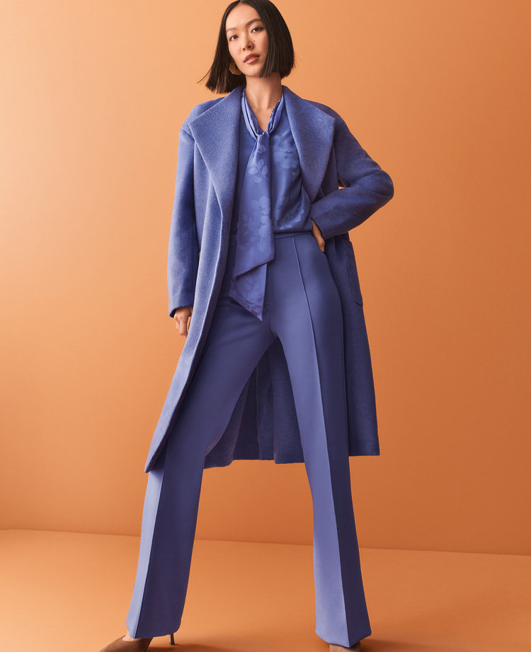 Petite Wool Blend Blanket Coat