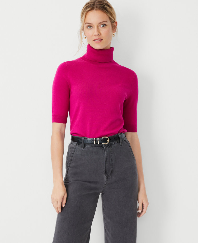 Elbow length turtleneck sale