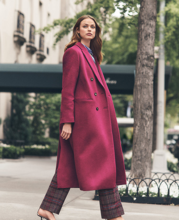 50% off Ann Taylor: Belted Culottes + Burgundy - Stylish Petite