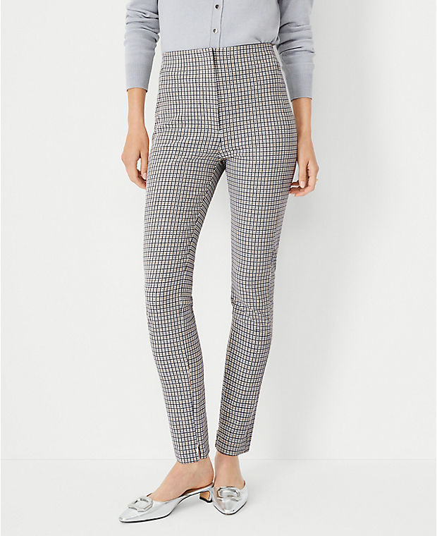 The Petite Audrey Pant in Houndstooth