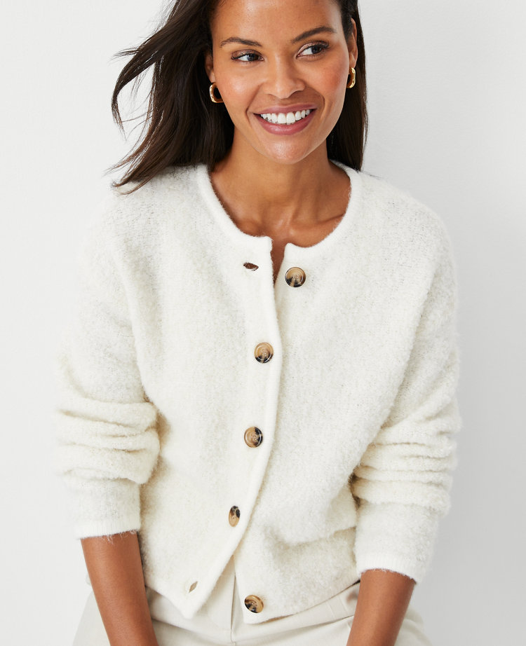 White clearance cream cardigan