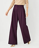 Studio Collection Wool Pleated Wide Leg Pants carousel Product Image 1