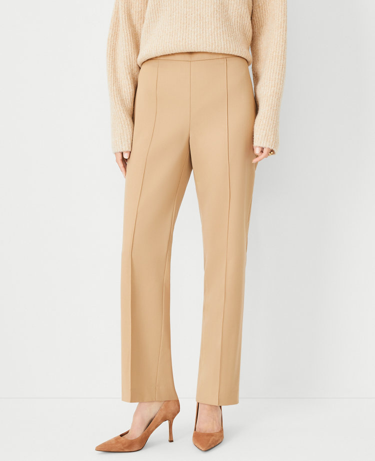 Brown Pintuck Pants – Siri Studio