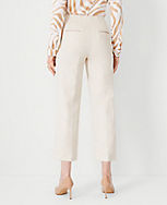 The Petite Kate Wide Leg Crop Pant in Faux Suede carousel Product Image 2