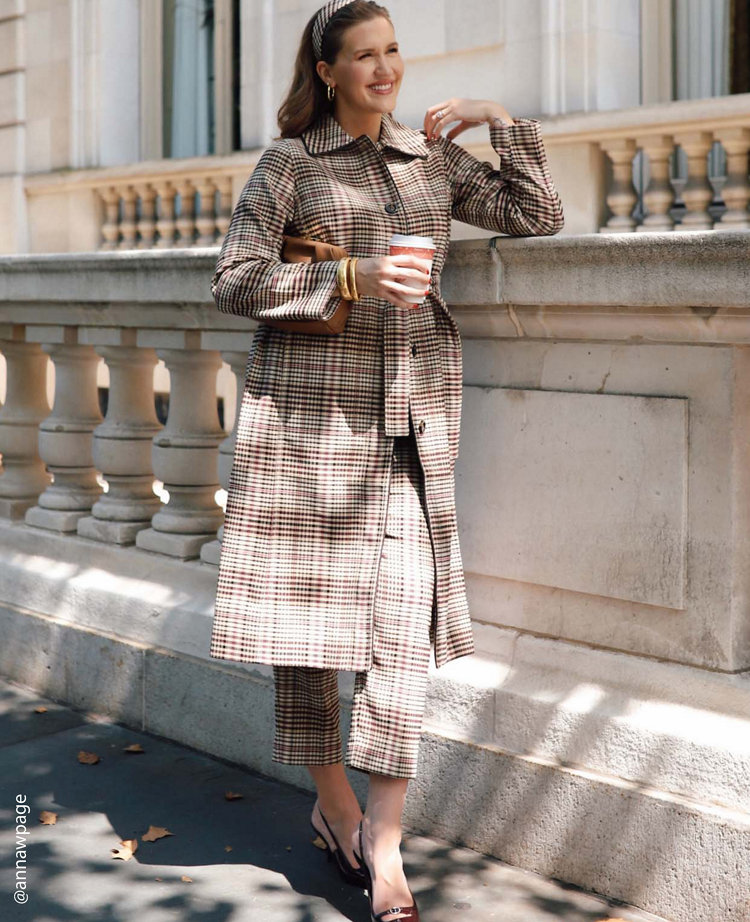 Petite plaid coat best sale