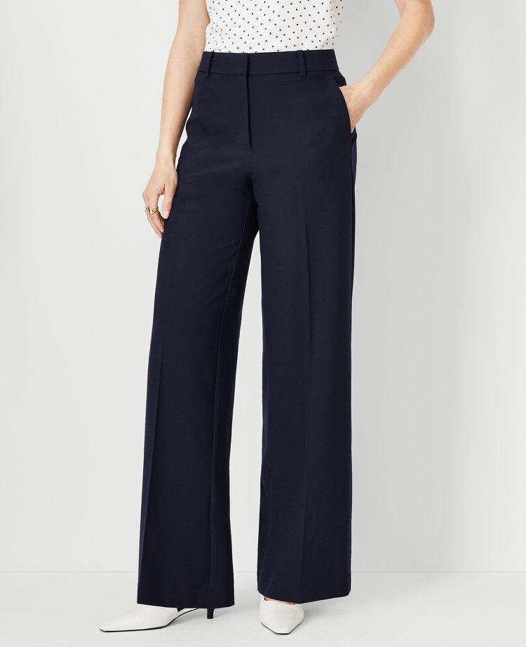 Wide leg outlet stretch pants