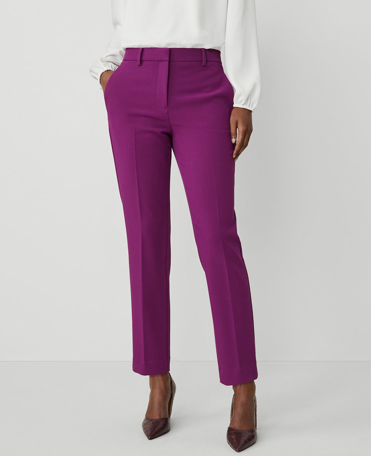 Ann Taylor The High-Rise Eva Pant Pulsar Purple Women's