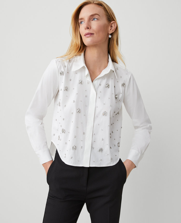 Crystal Button Down Shirt