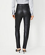 The Petite Audrey Pant in Faux Leather carousel Product Image 2