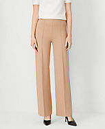 The Petite Side Zip Straight Pant in Twill carousel Product Image 1