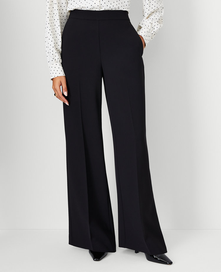 Lord & Taylor Grid Black Dress Pants Size 14 - 76% off