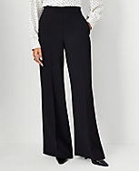 The Wide Leg Pant in Fluid Crepe carousel Product Image 1