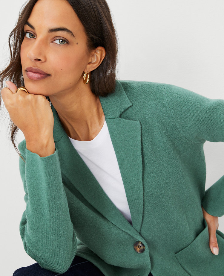 Sweater on sale blazer petite