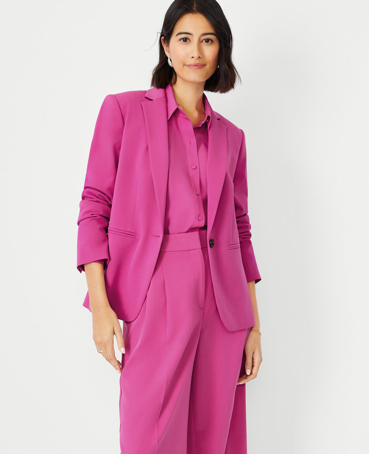 Ann taylor pink on sale jacket