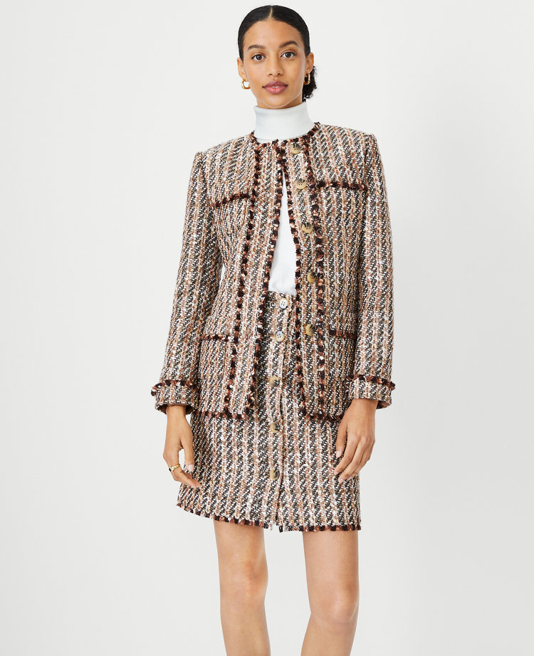 Chanel Inspired Tweed Jacket For Under $60 - Stylish Petite