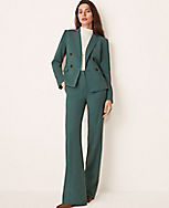 The Petite Shorter Tailored Double Breasted Blazer in Lightweight Weave carousel Product Image 5