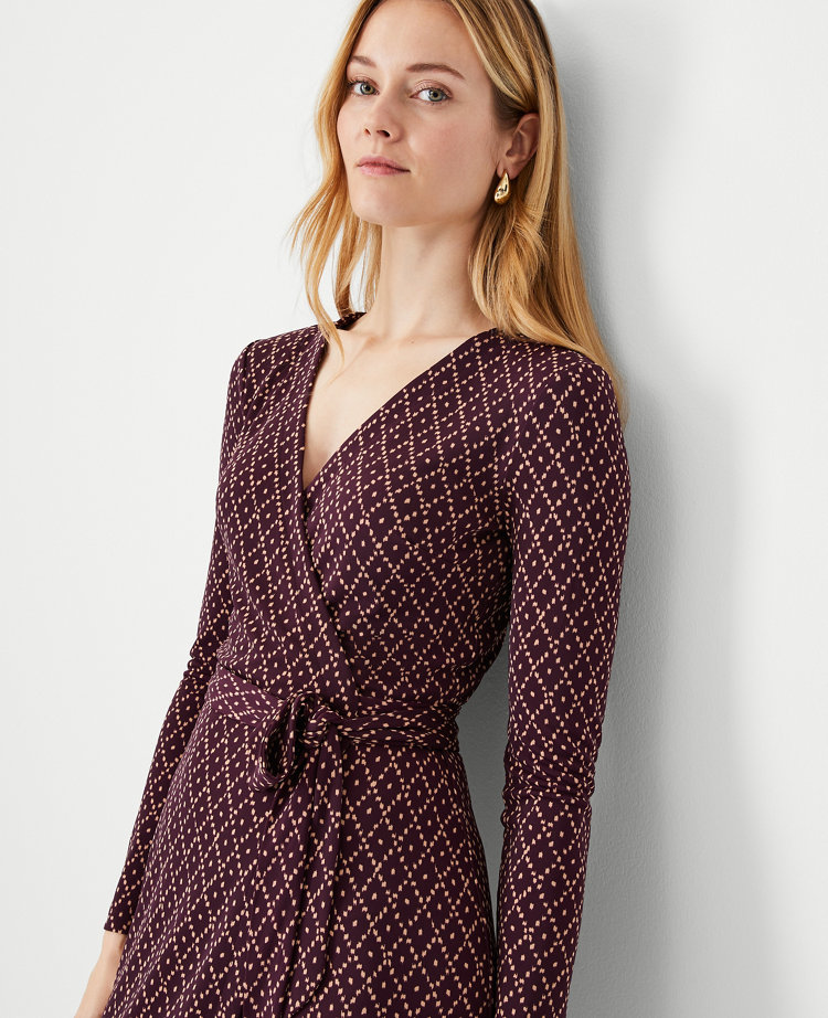 Ann taylor wrap outlet dress