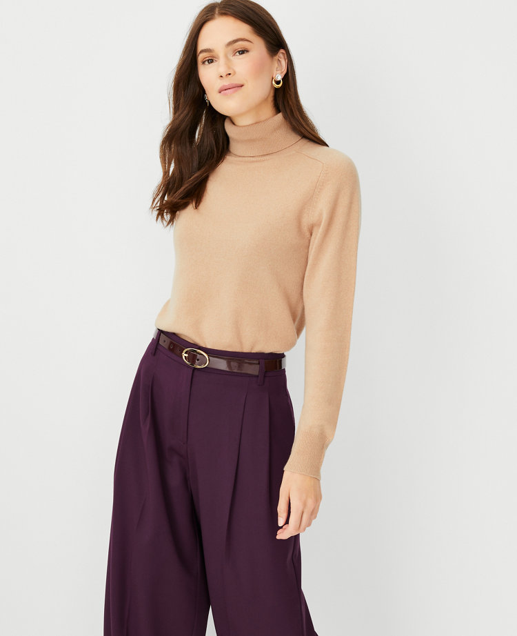 Petite on sale cashmere turtleneck