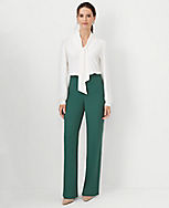 The Petite Side Zip Straight Pant in Crepe carousel Product Image 3