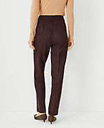 The Petite Lana Slim Pant in Faux Suede carousel Product Image 2