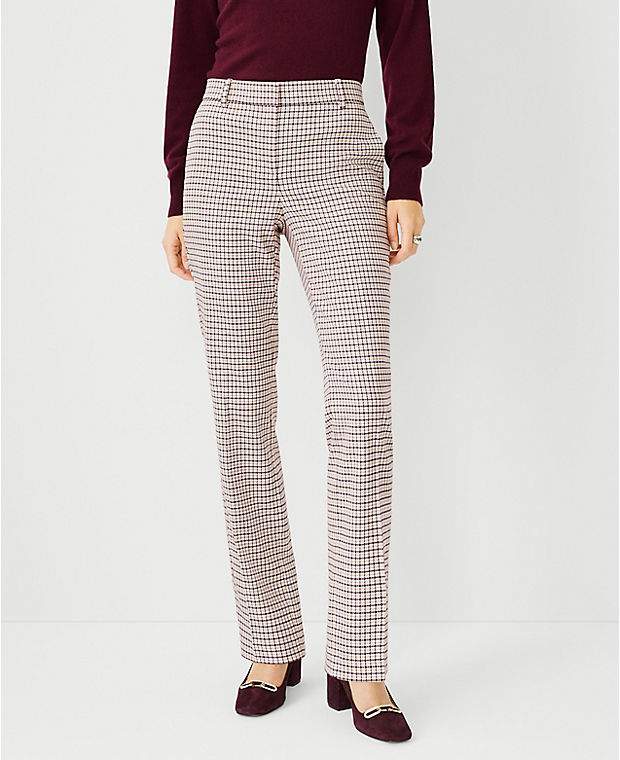 The Tall Sophia Straight Pant in Houndstooth