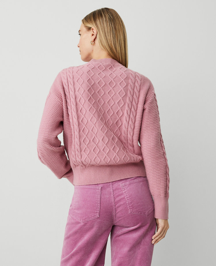 Cable Henley Sweater carousel Product Image 2