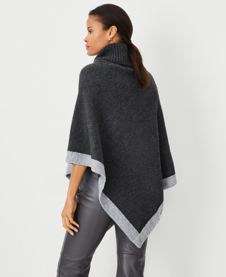 Turtleneck shawl outlet