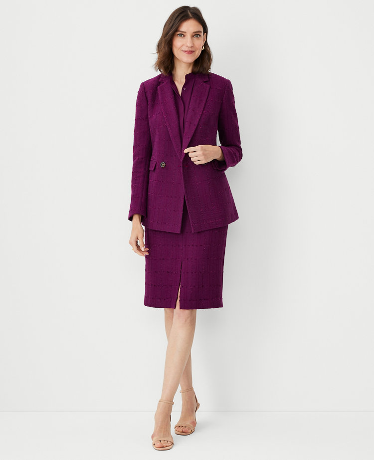 Long discount tailored blazer