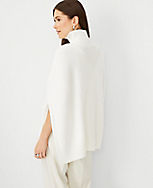 Cable Turtleneck Poncho carousel Product Image 2