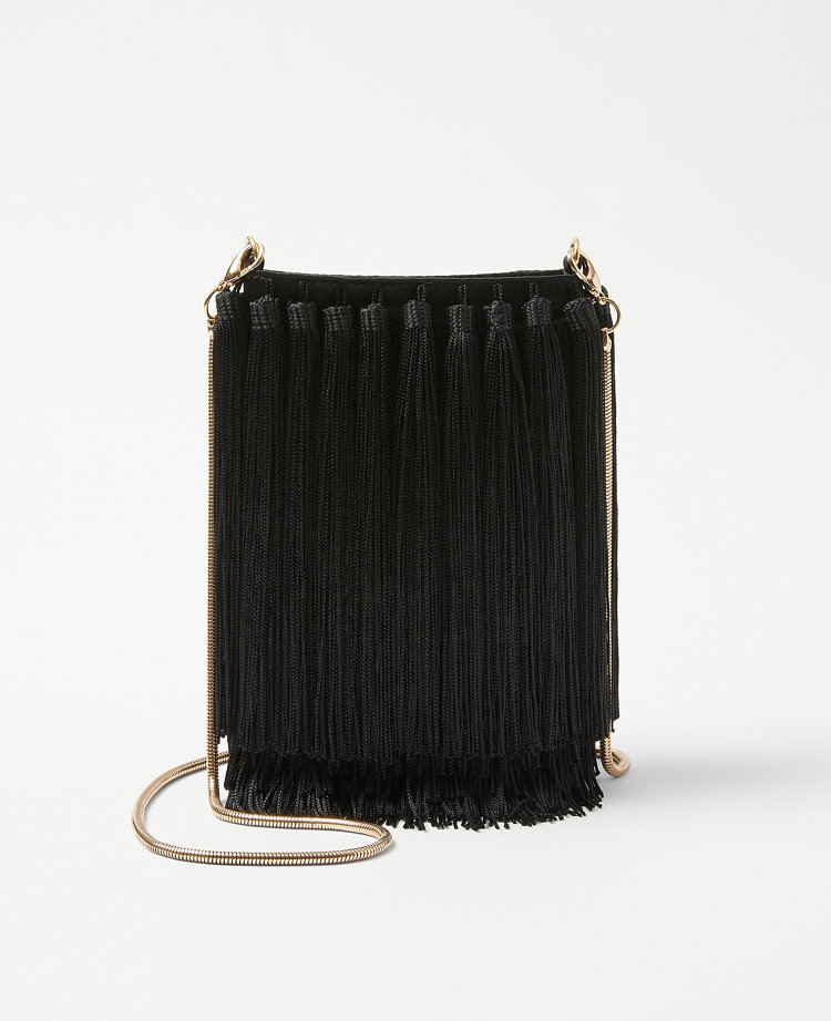 Alfa Bags Studded Fringe Crossbody Purse - Ropes and Rhinestones