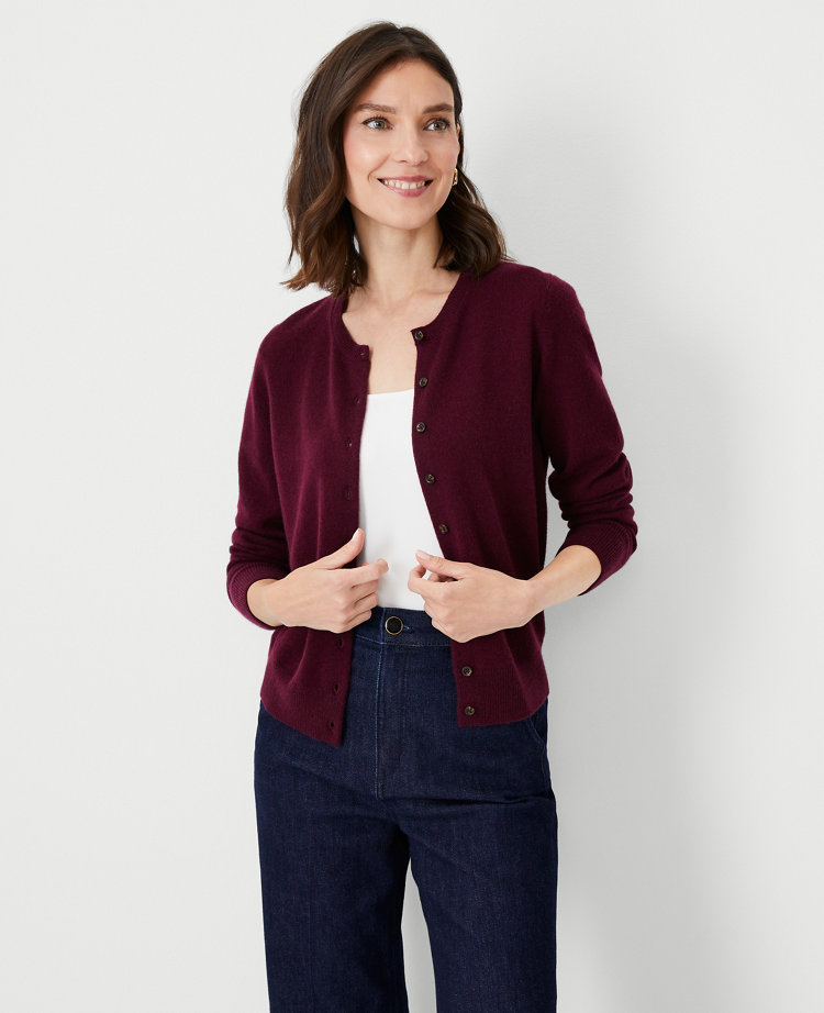 Ann taylor cashmere outlet cardigan