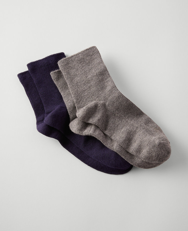 Weekend Silky Ribbed Ankle Socks