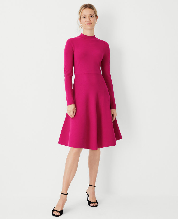 Ann taylor fit 2025 and flare dress