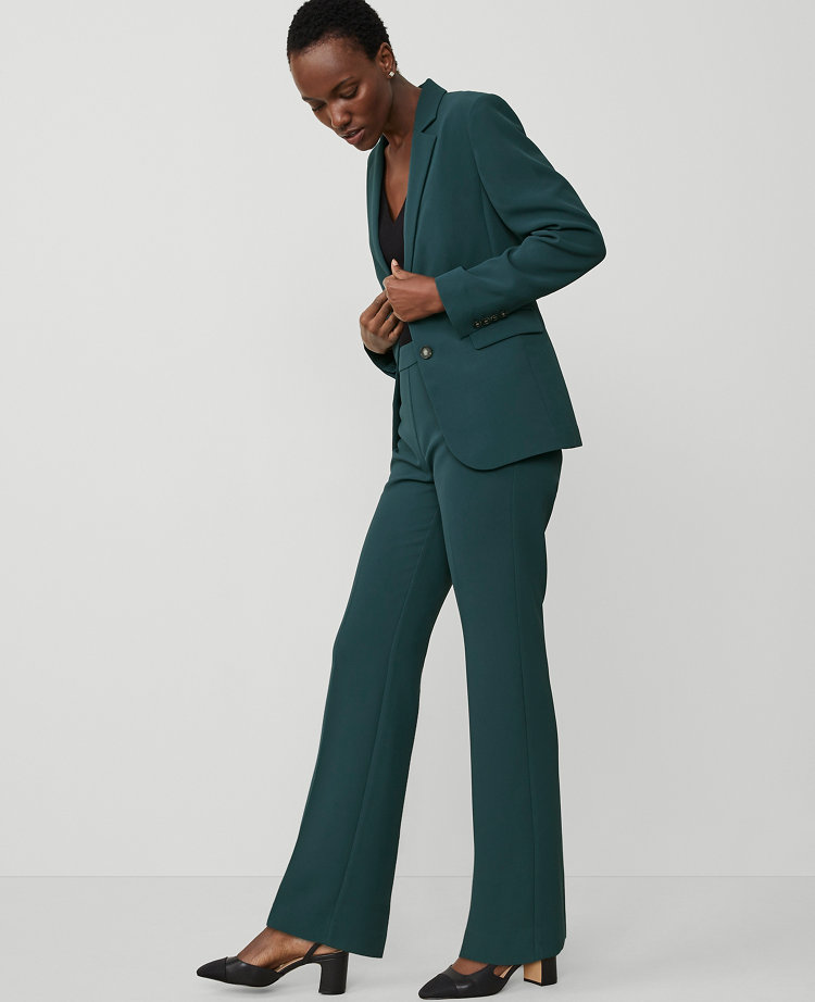 The Petite Trouser Pant in Fluid Crepe