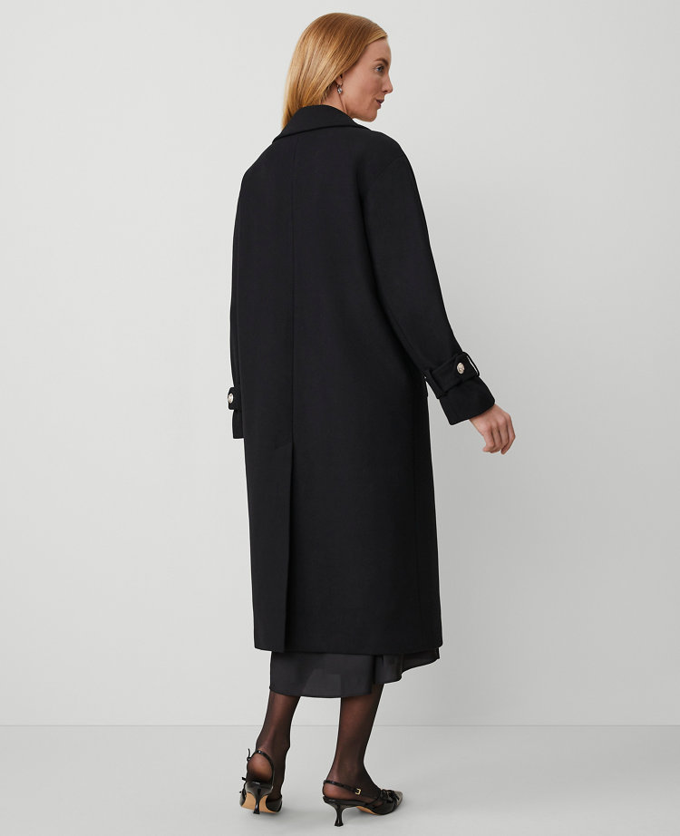 Double Breasted Dolman Sleeve Coat