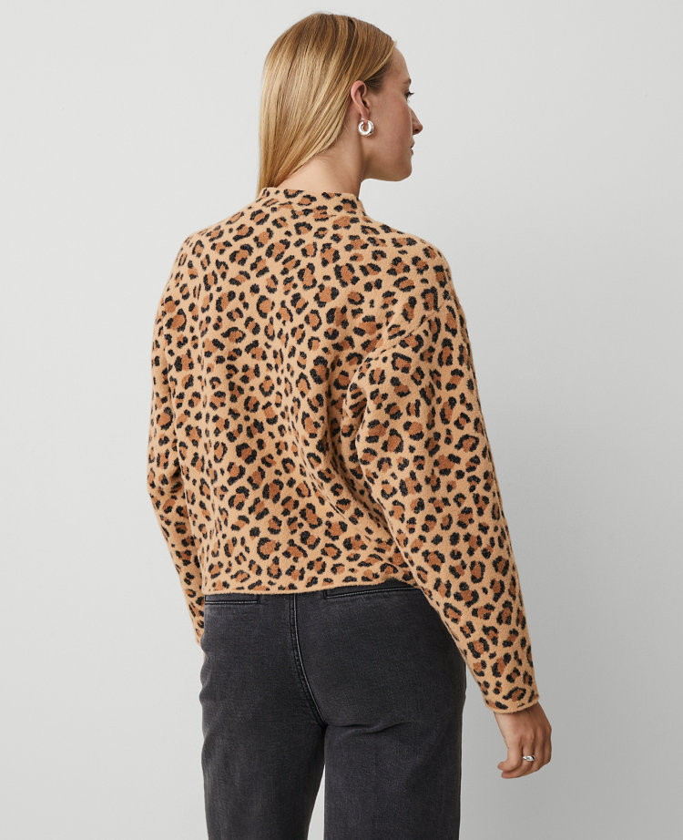 Leopard Jacquard Sweater