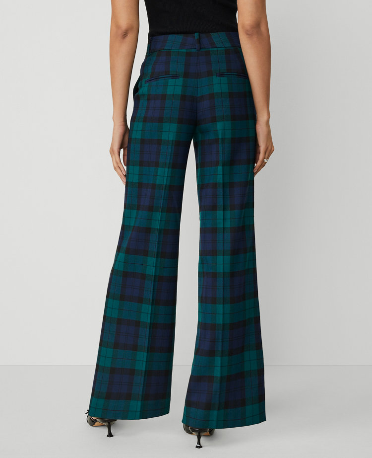 The Perfect Wide-Leg Pant in Tartan