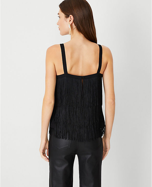 Tiered Fringe Tank Top