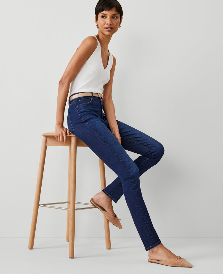 High Rise Skinny Jeans in Dark Vintage Wash