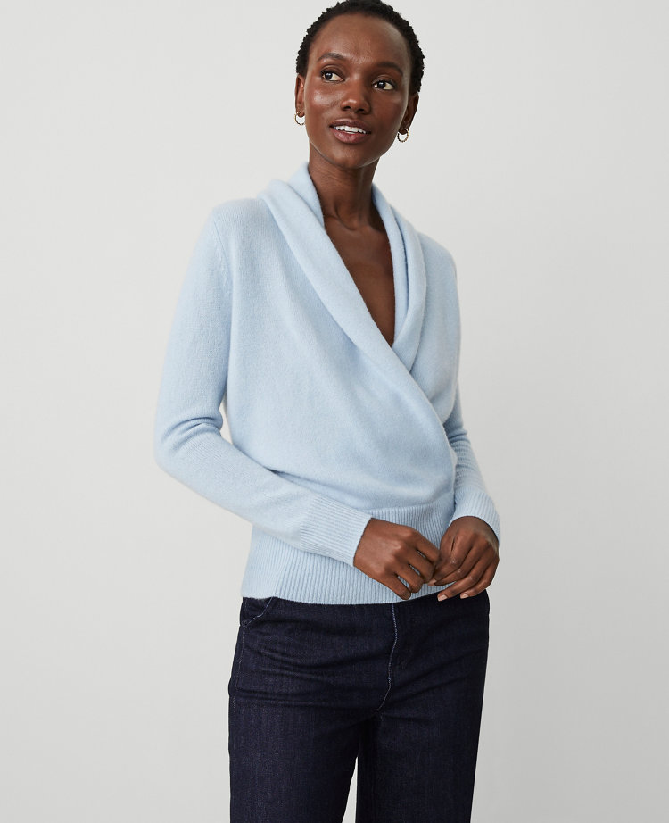 Cashmere Shawl Collar Sweater