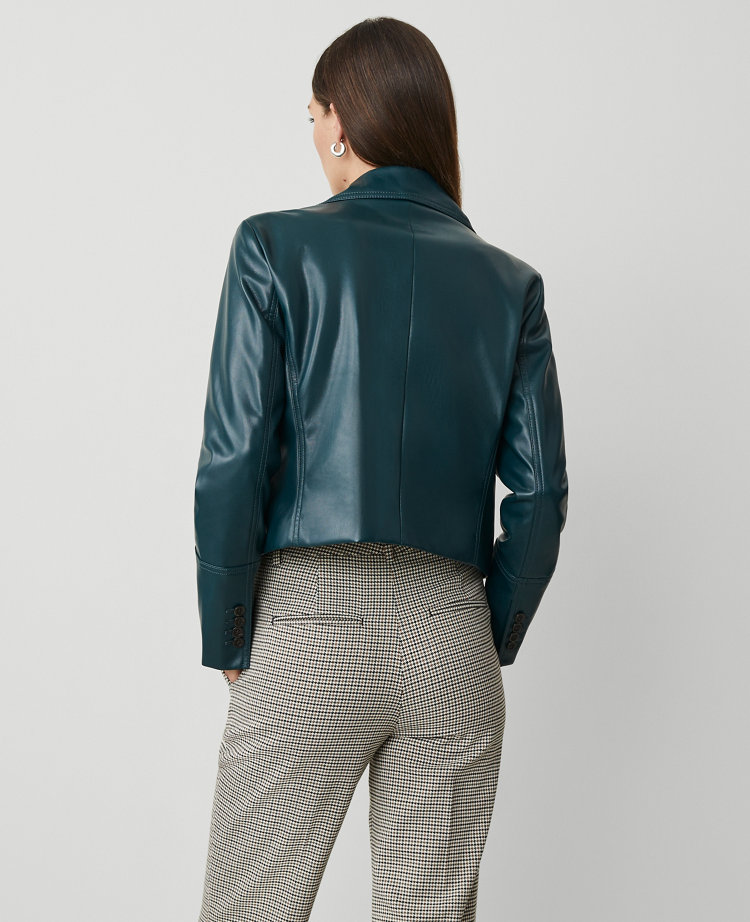 Petite Faux Leather Jacket