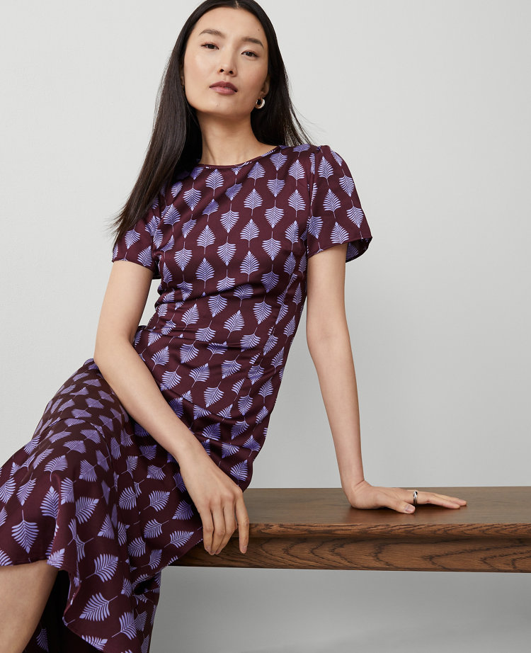 Fern Flounce Shift Dress