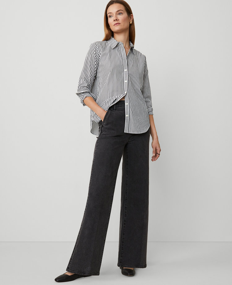 The Petite Denim Trouser