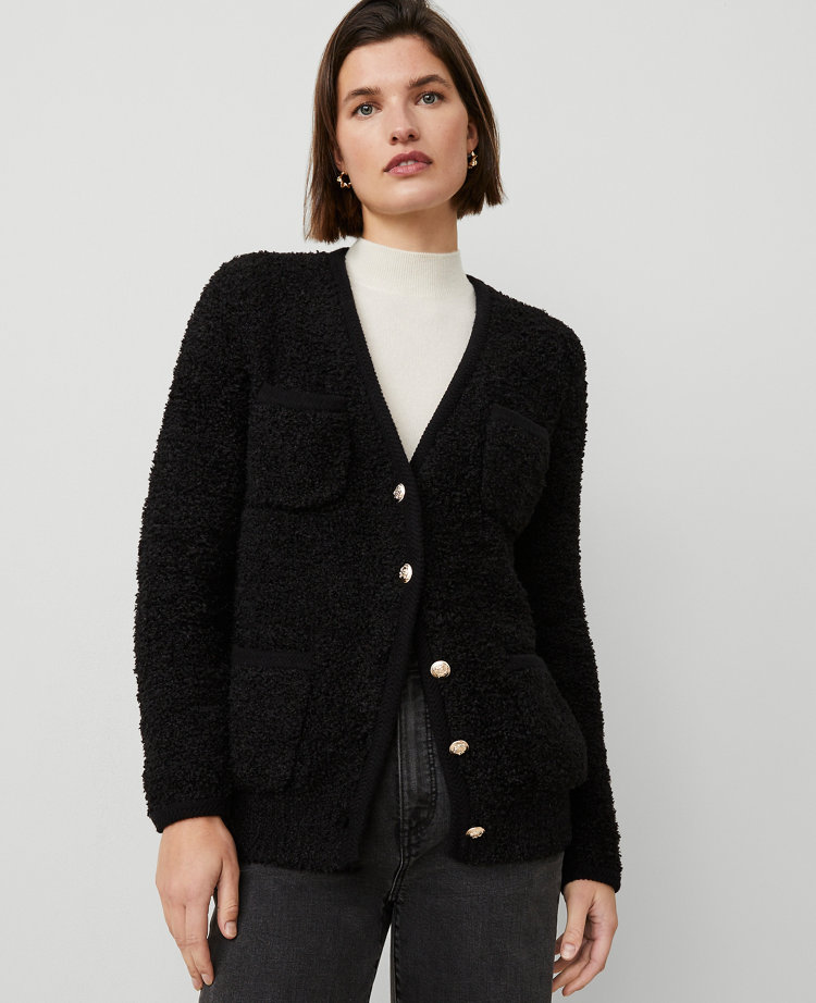 Boucle Boyfriend Cardigan