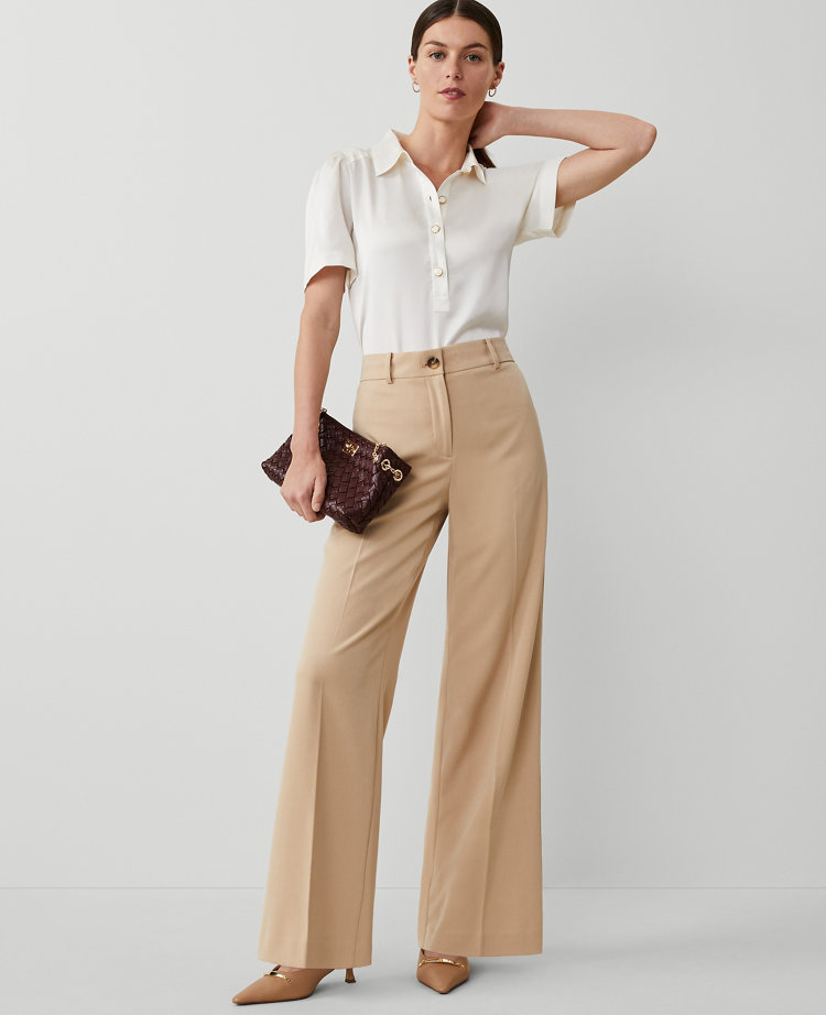 The Petite Perfect Wide Leg Pant carousel Product Image 1