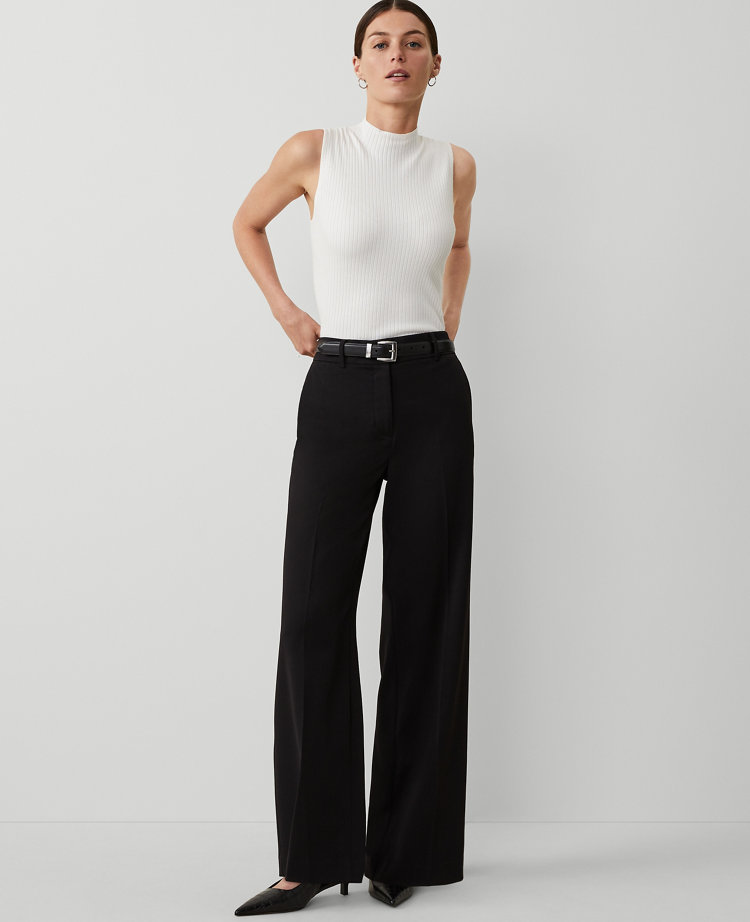 The Petite Perfect Wide Leg Pant carousel Product Image 1