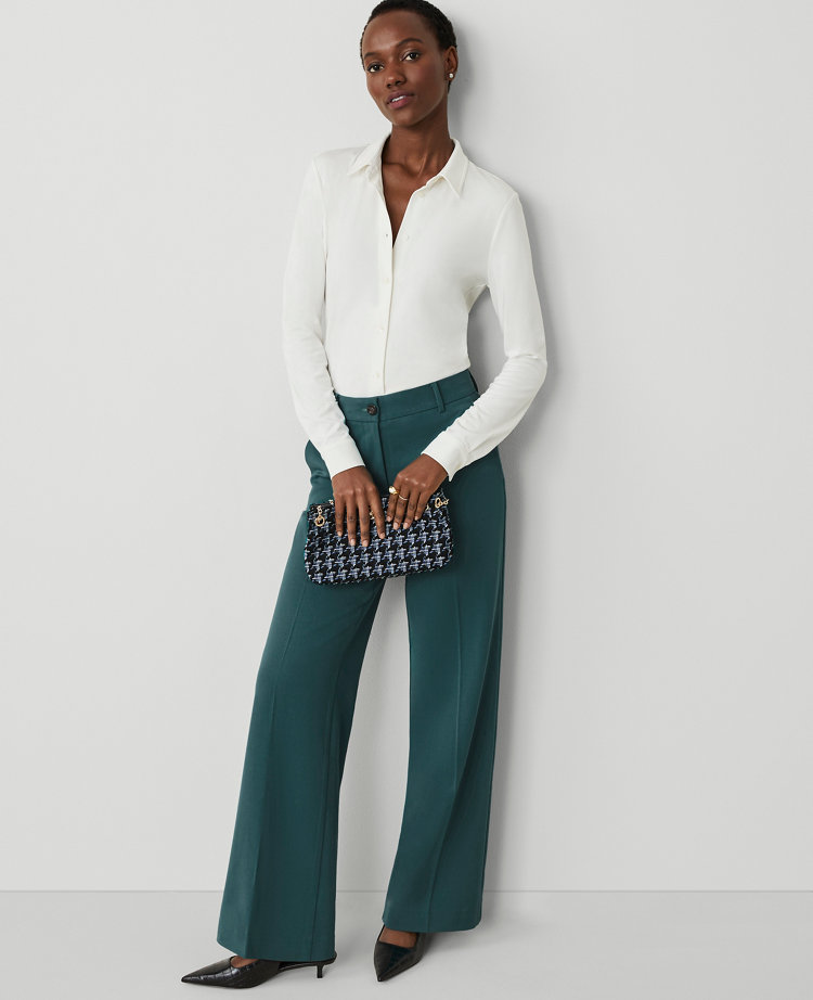 The Petite Perfect Wide Leg Pant